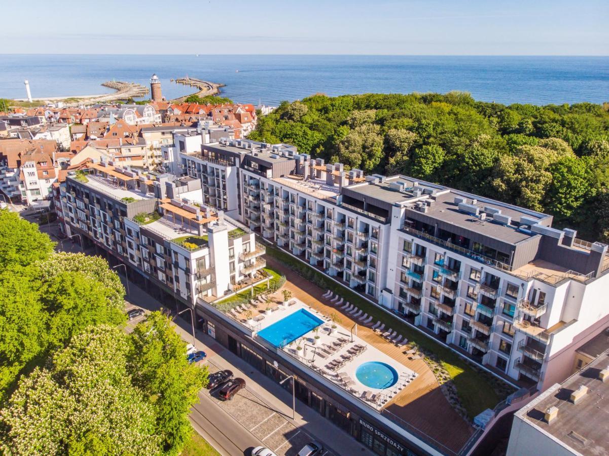 Klif Apartamenty Nadmorskie Tarasy C403 Kolobrzeg Bagian luar foto